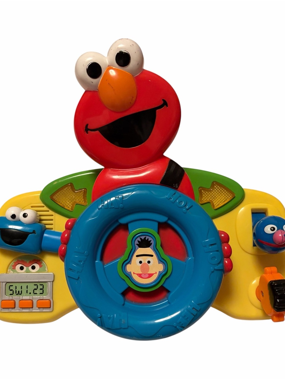 Sesame Street Elmo Steering Toy - Red, Blue, Yellow, Green, Orange